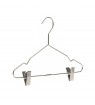 CINTRE METAL ACIER AVEC PINCES 33CM